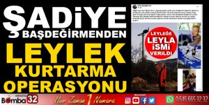 ŞADİYE BAŞDEĞİRMENDEN FİLMLERİ ARATMAYACAK LEYLEK KURTARMA OPERASYONU
