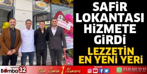 Safir lokantası açıldı