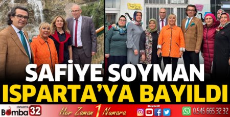 Safiye Soyman Isparta'ya bayıldı