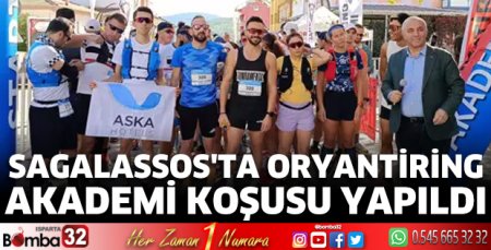 Sagalassos'ta Oryantiring Akademi koşusu