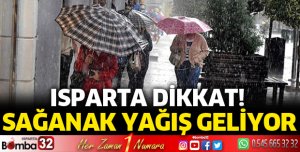 Sağanak yağış geliyor
