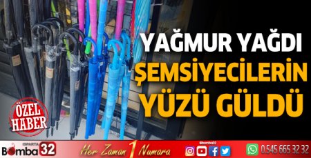 Sağanak yağış şemsiyeye talebi arttırdı