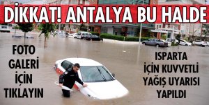 SAĞANAK YAĞIŞ SÜRÜYOR