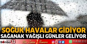 SAĞANAK YAĞIŞLI GÜNLER GELİYOR