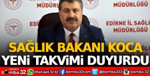 Sağlık Bakanı Koca aşı tedarikinde yeni takvimi duyurdu
