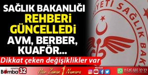 Sağlık Bakanlığı Rehberi Güncelledi