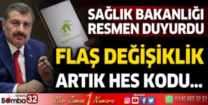 Sağlık Bakanlığı resmen duyurdu! Artık HES kodu...