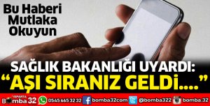 SAĞLIK BAKANLIĞINDAN UYARI