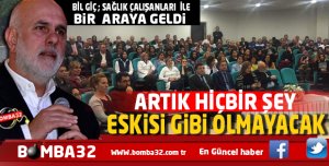 SAĞLIK ÇALIŞANLARI İLE BİR ARAYA GELDİ 