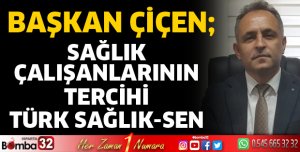 Sağlık çalışanlarının tercihi Türk Sağlık Sen