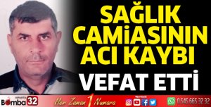 Sağlık camiasının acı kaybı