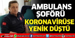 SAĞLIK PERSONELİNİ KORONAVİRÜSE YENİLDİ