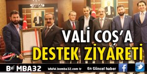 SAĞLIK SEN'DEN VALİ COŞ'A DESTEK ZİYARETİ