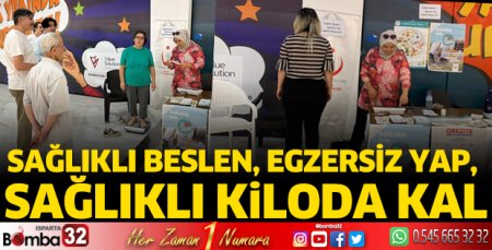 Sağlıklı beslen, egzersiz yap, sağlıklı kiloda kal
