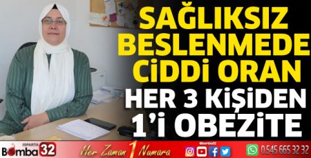 Sağlıksız beslenmede ciddi oran