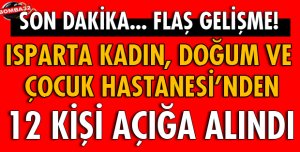 SAĞLIKTA 12 KİŞİ DAHA AÇIĞA ALINDI
