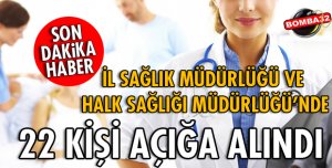 SAĞLIKTA ŞOK ÜSTÜNE ŞOK!