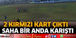 Saha bir anda karıştı