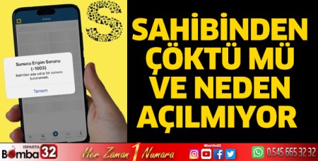 Sahibinden neden açılmıyor?
