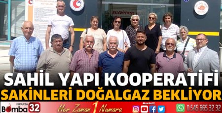 Sahil Yapı Kooperatifi sakinleri doğalgaz bekliyor