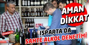Sahte alkol denetimi
