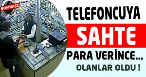 Sahte Parayla Alışveriş Yapmak İstedi
