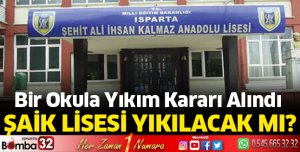 ŞAİK Lisesi yıkılacak mı?