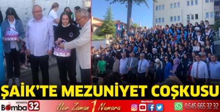 ŞAİK'te mezuniyet coşkusu