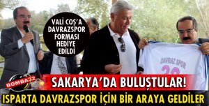 SAKARYA'DA ISPARTA DAVRAZSPOR İÇİN BULUŞTULAR