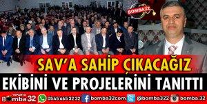 ŞAKİR İPEKÇİ EKİBİNİ VE PROJELERİNİ TANITTI