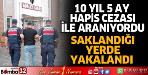 Saklandığı yerde yakalandı