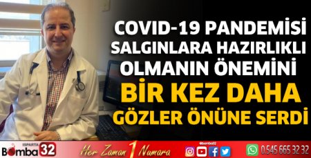 Salgınlara hazırlıklı olmanın önemi