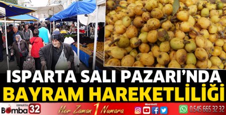 Salı Pazarı’nda bayram hareketliliği