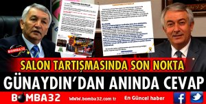 SALON TARTIŞMASINA SON NOKTAYI GÜNAYDIN KOYDU