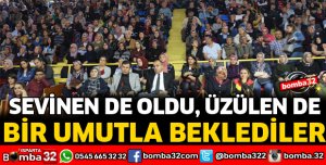 SALONU DOLDURANLAR HEYECANLA KURAYI TAKİP ETTİ
