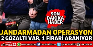 SALUR KÖYÜNDE JANDARMADAN OPERASYON