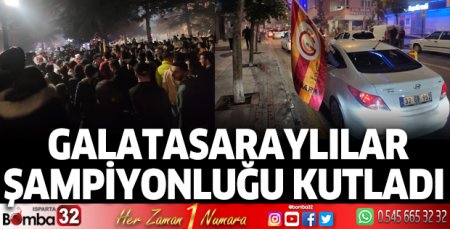 Şampiyonluğu kutladılar