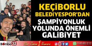 Şampiyonluk yolunda önemli galibiyet