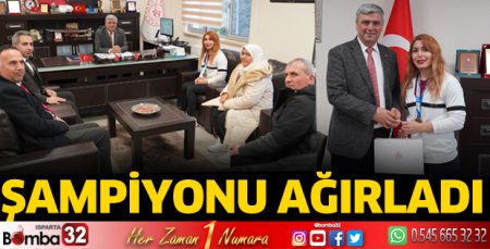 Şampiyonu ağırladı