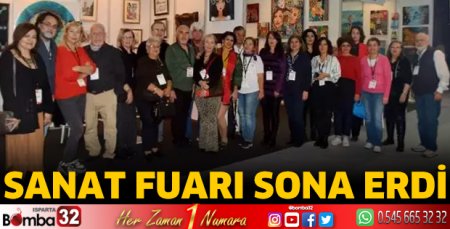 Sanat fuarı sona erdi