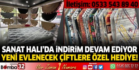 Sanat Halı'da indirim devam ediyor