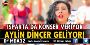 SANATÇI AYLİN DİNÇER ULUBORLU'DA KONSER VERECEK