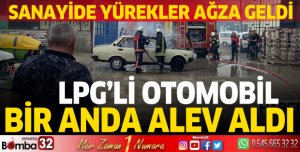 Sanayide yürekler ağza geldi