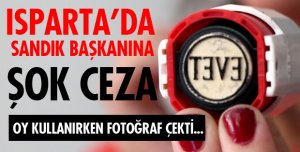 SANDIK BAŞKANINA CEZA