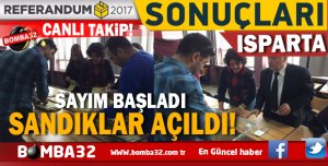 SANDIKLAR AÇILDI  SAYIM BAŞLADI !