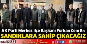 Sandıklara sahip çıkacağız