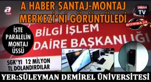 ŞANTAJ MONTAJ ÜSSÜ GÖRÜNTÜLENDİ