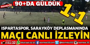 SARAYKÖY ISPARTASPOR MAÇI CANLI 