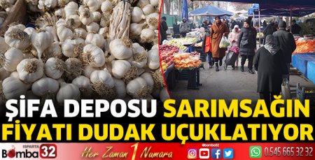 Sarımsağın fiyatı görenleri şaşırttı 