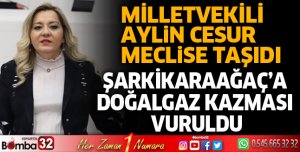Şarkikaraağaç’a doğalgaz kazması vuruldu!